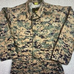 Digital Camo Military Field Jacket